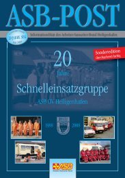 rettungsdienst notruf 112 - ASB Heiligenhafen