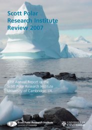 Acrobat PDF version of SPRI Review 2007 - Scott Polar Research ...