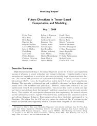 Future Directions in Tensor-Based Computation ... - Cornell University