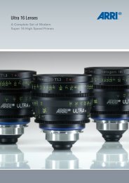 ARRI Brochure Ultra 16 Lenses - Carl Zeiss, Inc.