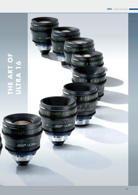 ARRI Brochure Ultra 16 Lenses - Carl Zeiss, Inc.