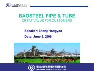 Baosteel Pipe Company - NASPD