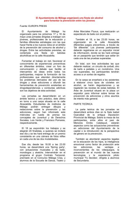 Resumen NÂº 58 MAYO 2012 / Semana 2 - Fepsu.es