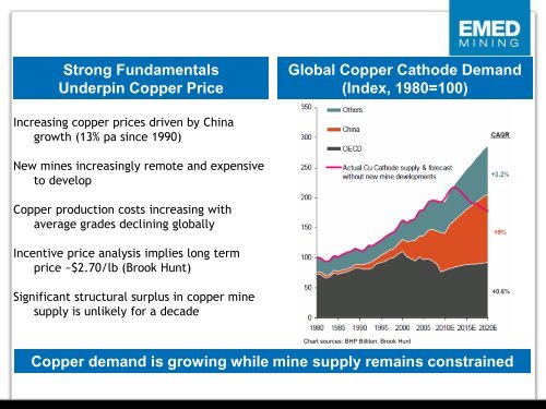 Investor Presentation November 2012. - EMED Mining