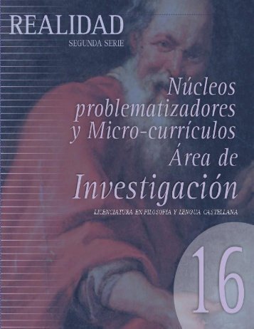 Núcleos problematizadores y Micro-currículos Área de Investigación