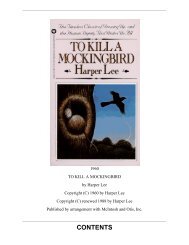 To Kill A Mockingbird - Edmond Public Schools