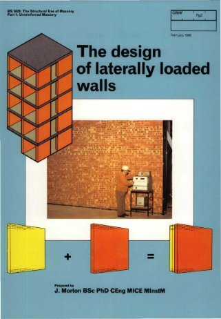 The design of laterally loaded walls - The Brick Development ...