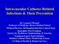 Prevention & Management of Intravascular Catheter ... - SGSH