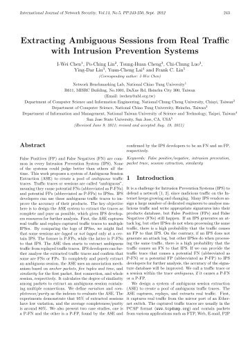 Extracting Ambiguous Sessions from Real Traffic with Intrusion ...