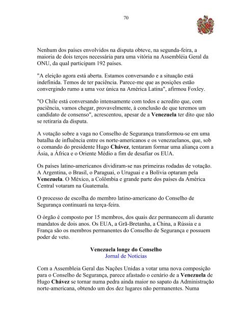 Caracas, 3 de octubre de 2003 - Offnews.info