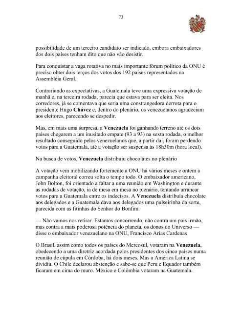 Caracas, 3 de octubre de 2003 - Offnews.info