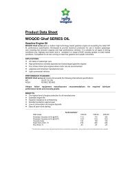 Product Data Sheet WOQOD Ghaf SERIES OIL