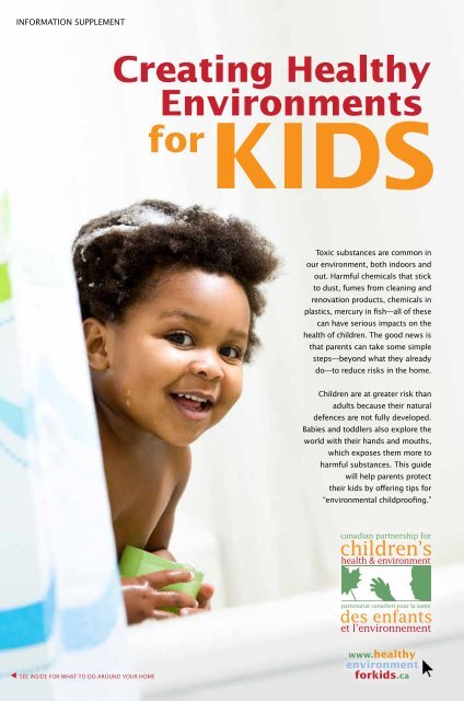 Creating Healthy Environments for kids - Canadian Partnership for ...