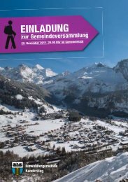 Einwohnergemeinde Kandersteg