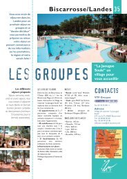 Contacts Biscarrosse/Landes 35 - Vtf Vacances