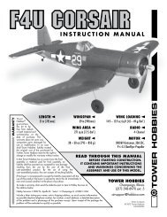 Download Instruction Manual - Tower Hobbies
