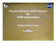 Passive Wireless SAW Sensors - Morgan State University