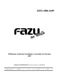 ISSN 1806-1699 - Fazu