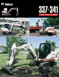 337 / 341 Excavator SPECIFICATIONS - Bagi