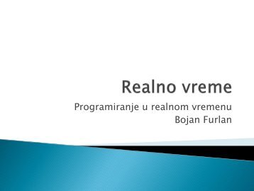 06 Realno vreme.pdf - Programiranje u Realnom Vremenu