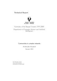 Technical Report University of the Basque Country UPV/EHU ... - ADDI