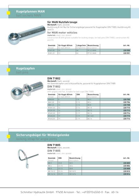 NiederdruckschlÃ¤uche Low pressure hoses - Schmitter Hydraulik ...