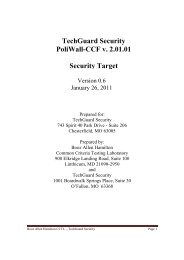 PoliWall Security Target - Common Criteria