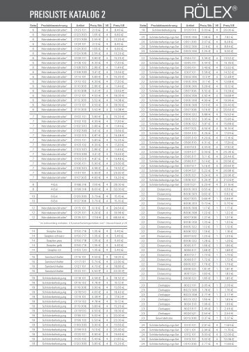 PREISLISTE KATALOG 2 - RÃƒÂ–LEX Ventile Produktion GmbH