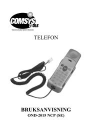 TELEFON BRUKSANVISNING - Ondico