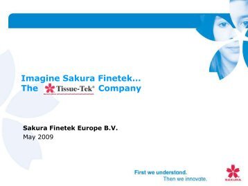 Imagineâ¦ the company - Sakura Fintek Europe B.V.