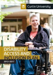 Disability Access and Inclusion Plan 2012-2017 - Unilife - Curtin ...