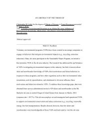 AN ABSTRACT OF THE THESIS OF Christopher M. Little for ... - Nature