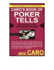 +Mike Caro - Caros Book Of Poker Tells.pdf - Time Out Hut