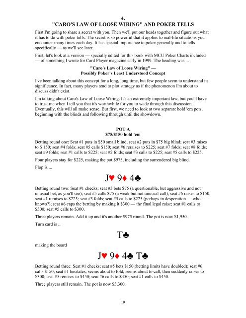 +Mike Caro - Caros Book Of Poker Tells.pdf - Time Out Hut