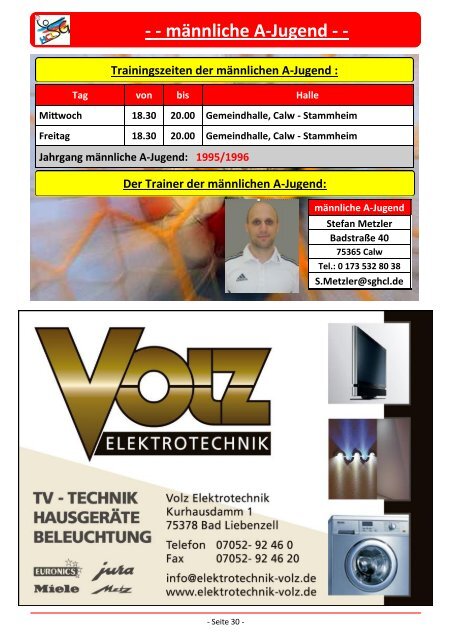 Hallenheft 2013/14! - SG HCL News