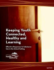 Keeping Youth Connected, Healthy and Learning - Vancouver ...