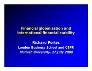 Financial globalisation and international financial stability Richard ...