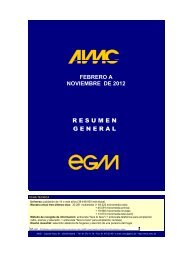 Resumen General de Resultados EGM (febrero a noviembre ... - AIMC