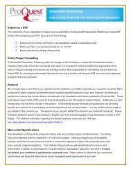 ProQuest - Preparing Your Manuscript Guide (PDF)