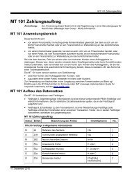 MT 101 Zahlungsauftrag - WGZ Bank