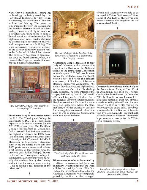 Download Issue PDF - The Institute for Sacred Architecture