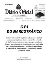 cpi do narcotráfico - Assembleia Legislativa do Estado de São Paulo ...