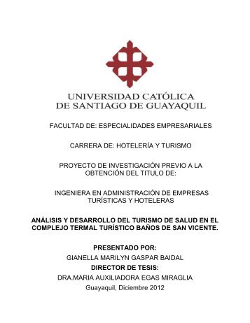 FACULTAD DE: ESPECIALIDADES EMPRESARIALES CARRERA ...