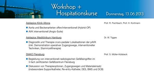 Programm - Vereinigung Norddeutscher Gefäßmediziner eV