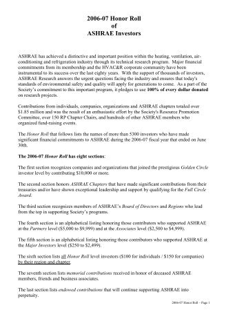 Golden Circle - ashrae