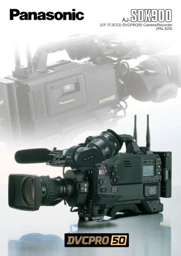 Panasonic AJ-SDX900 Brochure - Arizona MPS