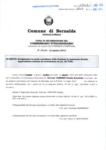 DELIBERA DI C. C. N. 22.pdf - Comune di Bernalda