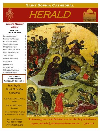HERALD - Saint Sophia Greek Orthodox Cathedral