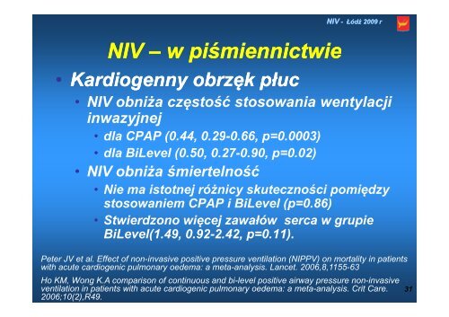 Wentylacja nieinwazyjna i rÃ³Å¼ne formy jej klinicznego zastosowania ...