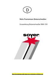 Reihe Praxiswissen BolzenschweiÃen ... - Soyer-shop.de